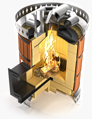 Kit de foyer de masse pour sauna Volcano